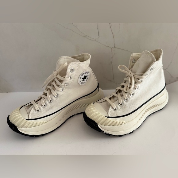 Converse A01682C Chuck 70s AT CX Hi Top Shoes Unisex Trainer Off White US 8.5W - Picture 7 of 10